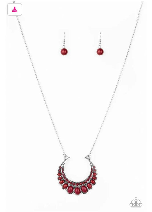 Count To ZEN - Red necklace long papa