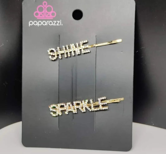 Center of the SPARKLE-verse - Gold clips papa