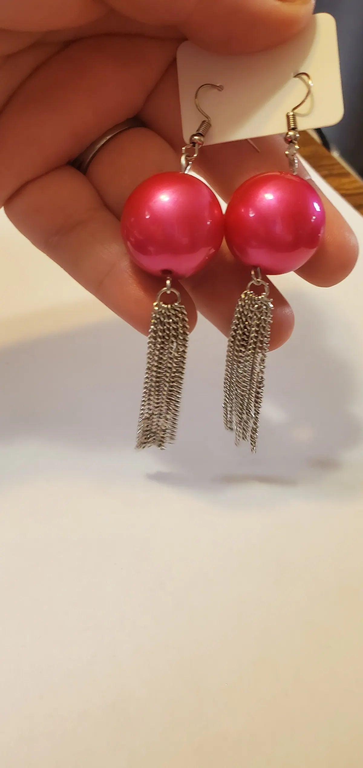 Belle pink earrings kks15