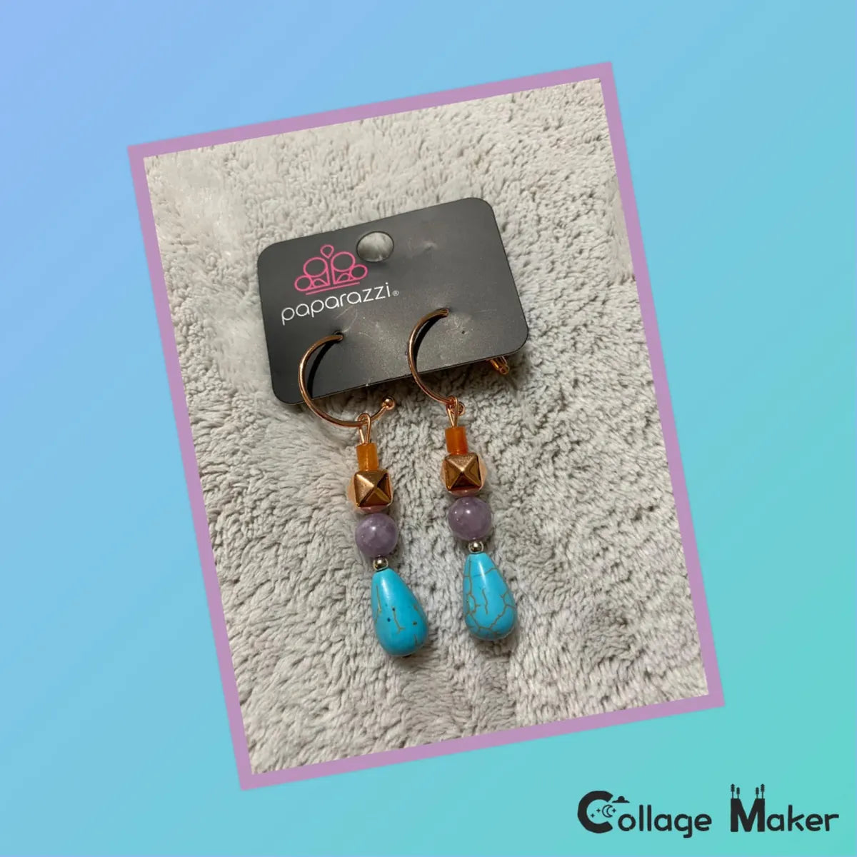 Boulevard Stroll - Copper hoops earrings