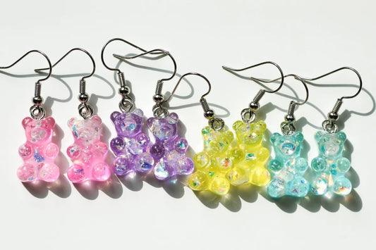 Gummy time multiple earrings