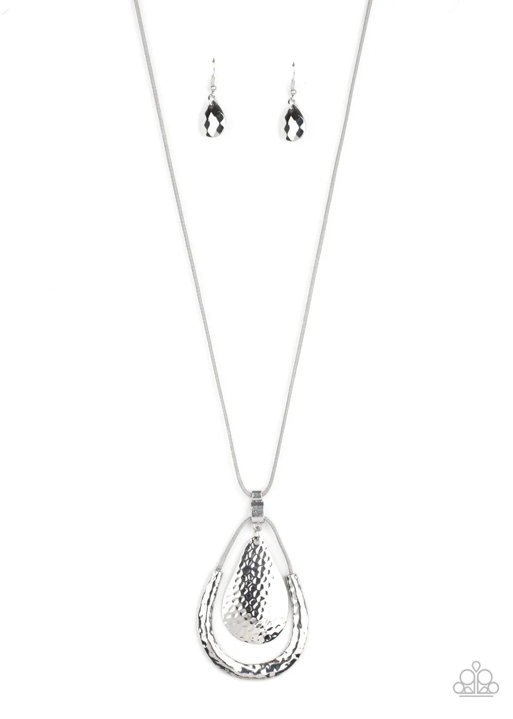 Texture Trekker - Silver necklace long papa