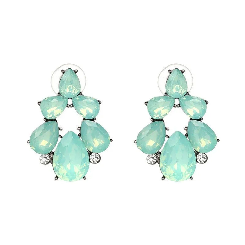 Mint opal dream earrings