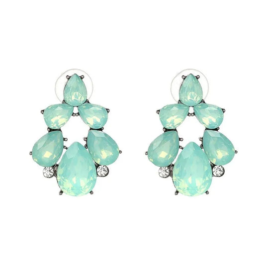 Mint opal dream earrings