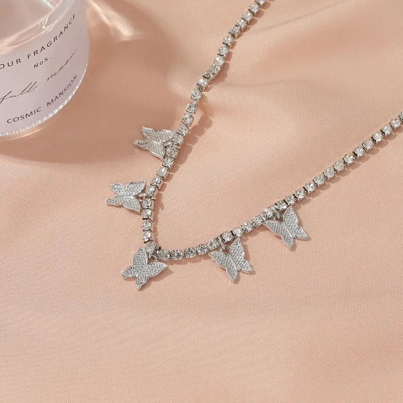 Butterfly bestie anklet