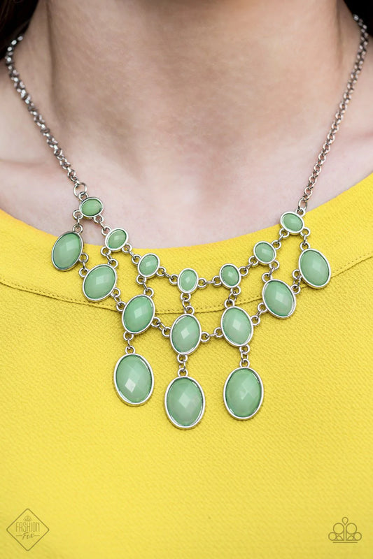 Mermaid Marmalade Necklace green short