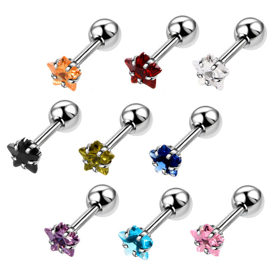 Dazzling  Stud post 925 earrings