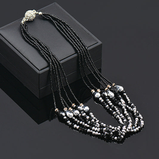 Flickering lights short necklace 1656