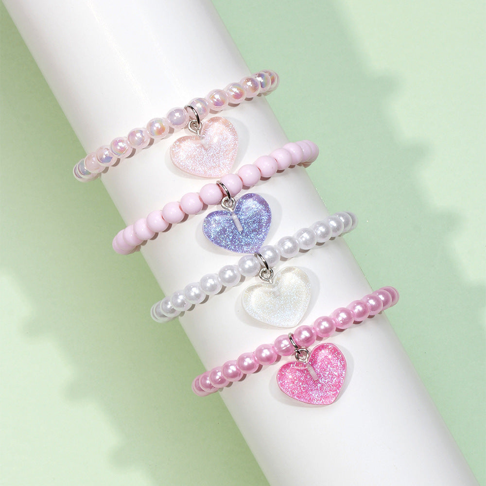 Heart multiple bracelets 4694