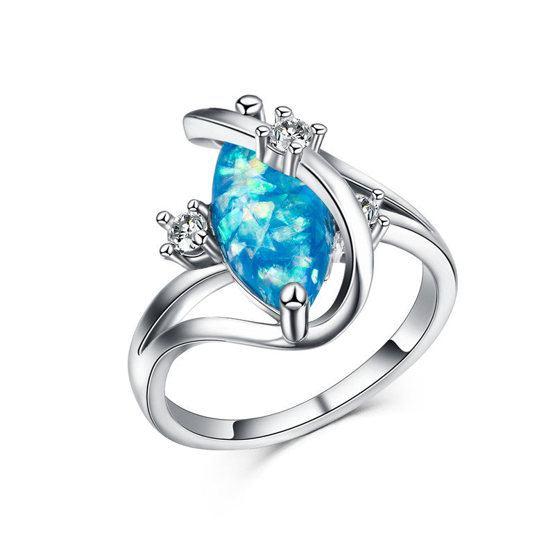 Oval opal rings 4683