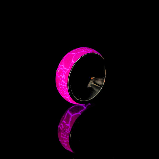 Glow pink ring sz 10 7777