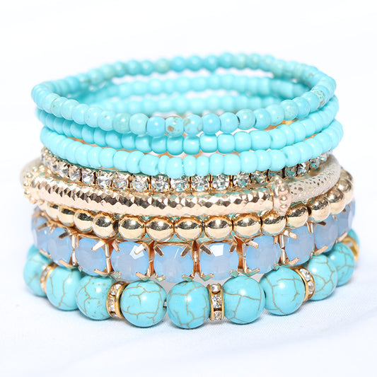 Depth of the sea blue bracelet