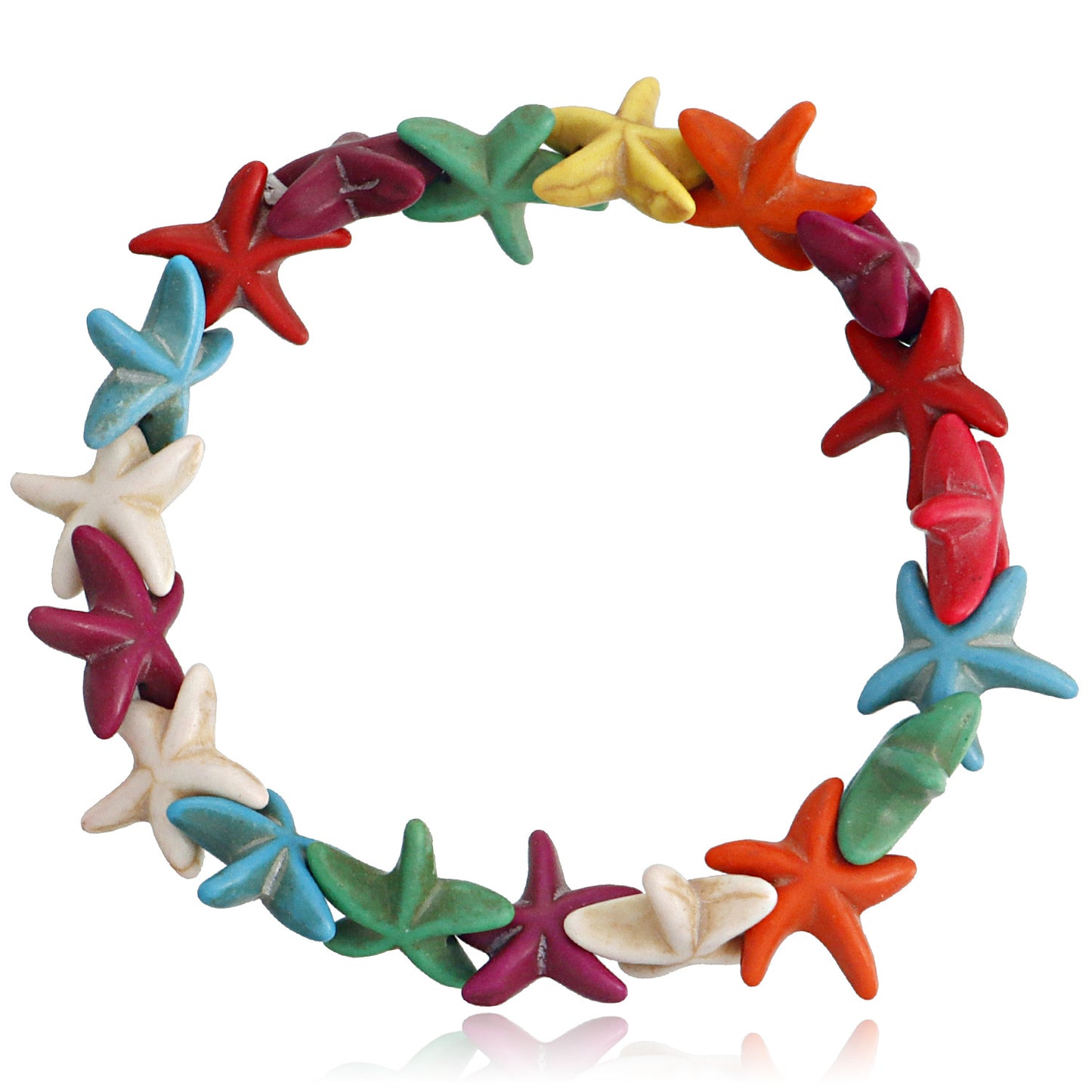 Colorful cross of the sea multi bracelet 7836