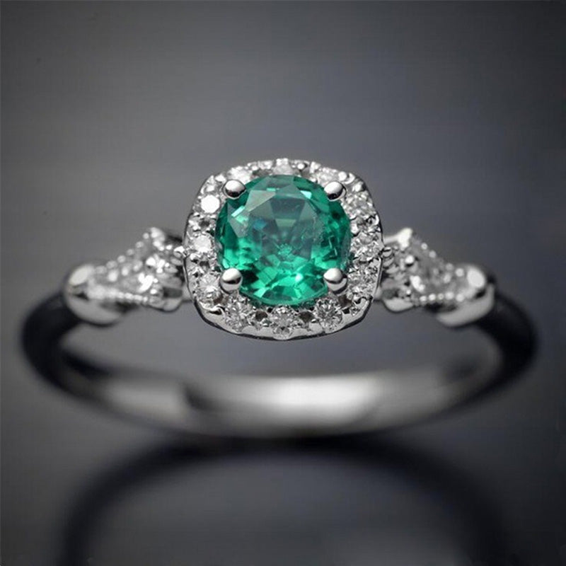 Green with Elegant ring band 7580