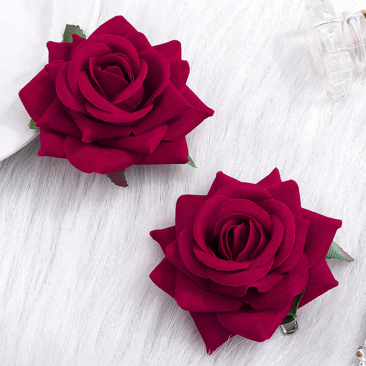 Blessed are the roses hair clips 9135