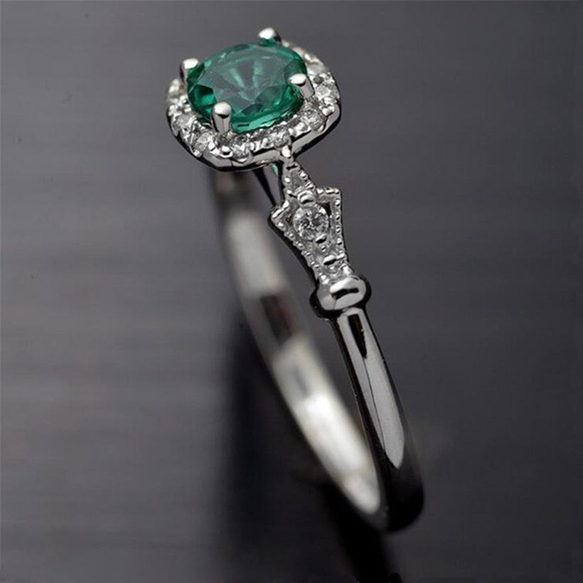 Green with Elegant ring band 7580