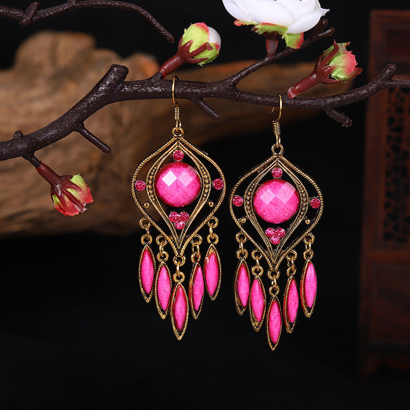 Morccian brass earrings 6301