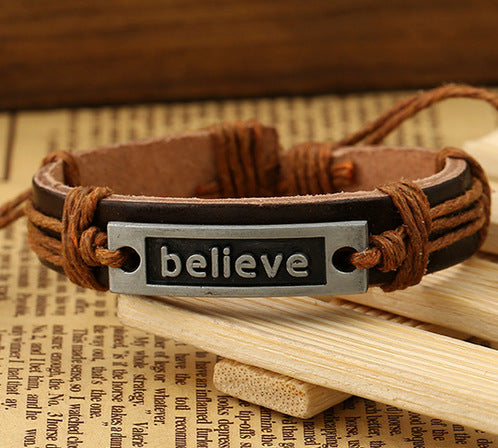 Believe wrap bracelet urban 6305