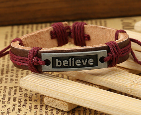 Believe wrap bracelet urban 6305