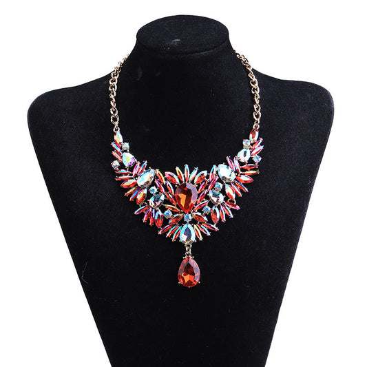 Keesha zi necklace iridescent 009