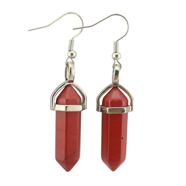 Healing crystal earrings