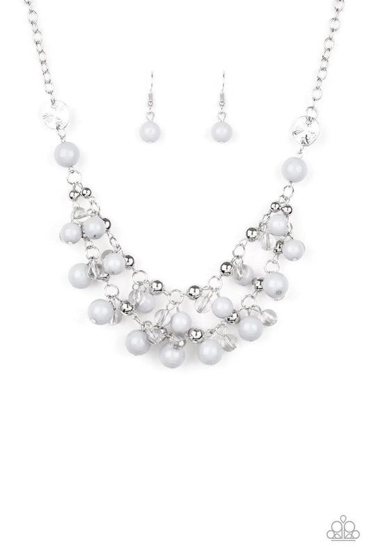 Seaside Soiree - Silver short necklace papa