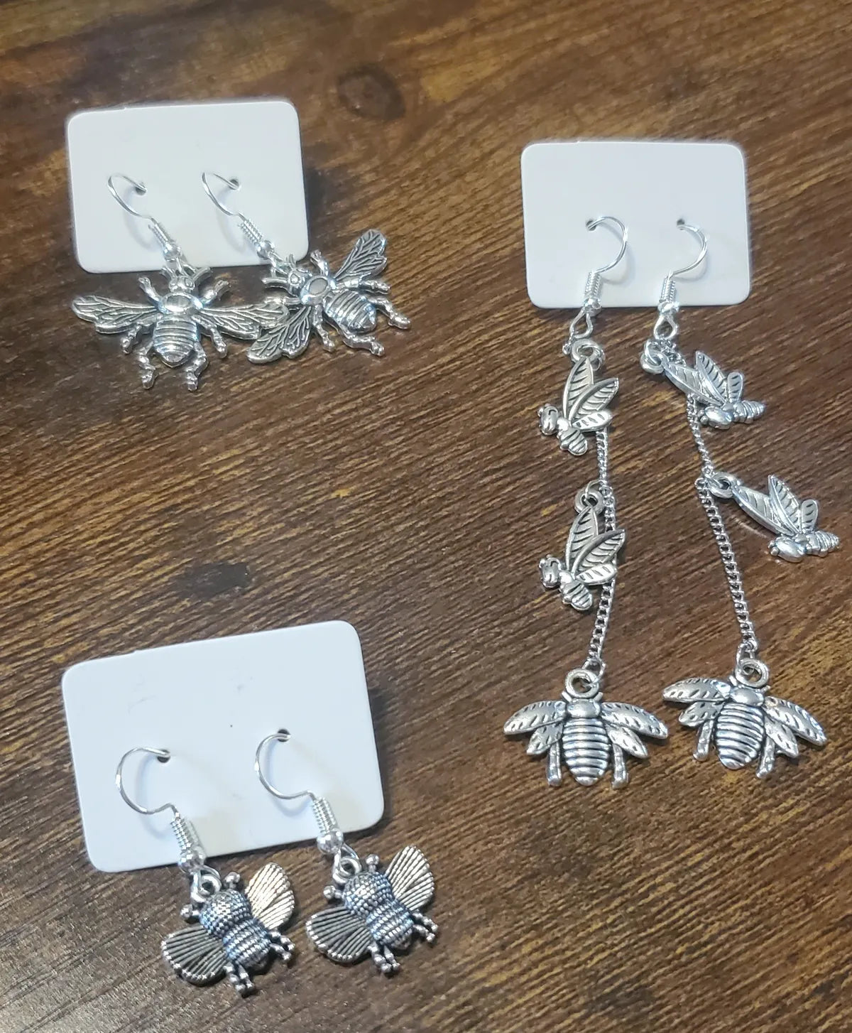 Buzzy Bee silver earrings kks10