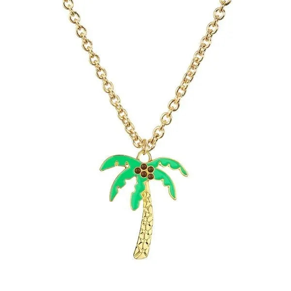 a fruit a day keeps ..	gold short necklace 7290