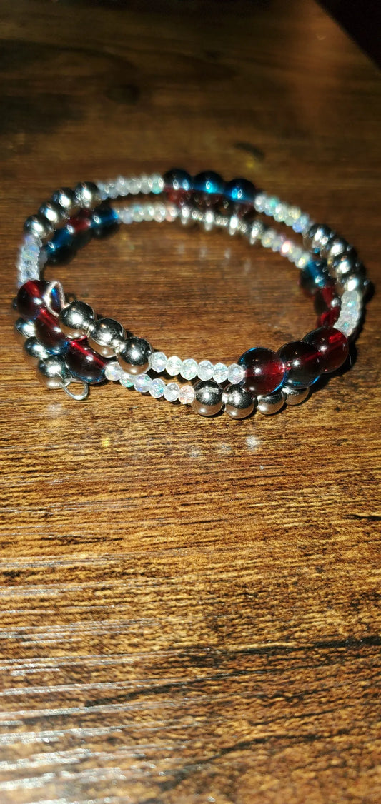 usa coil bracelet