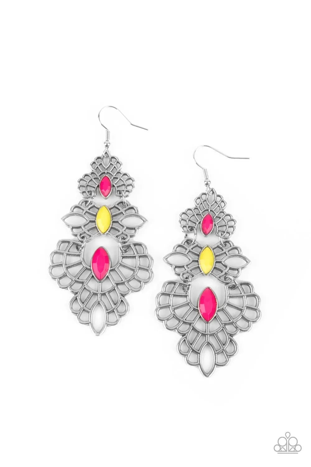 Flamboyant Frills - Multi earrings