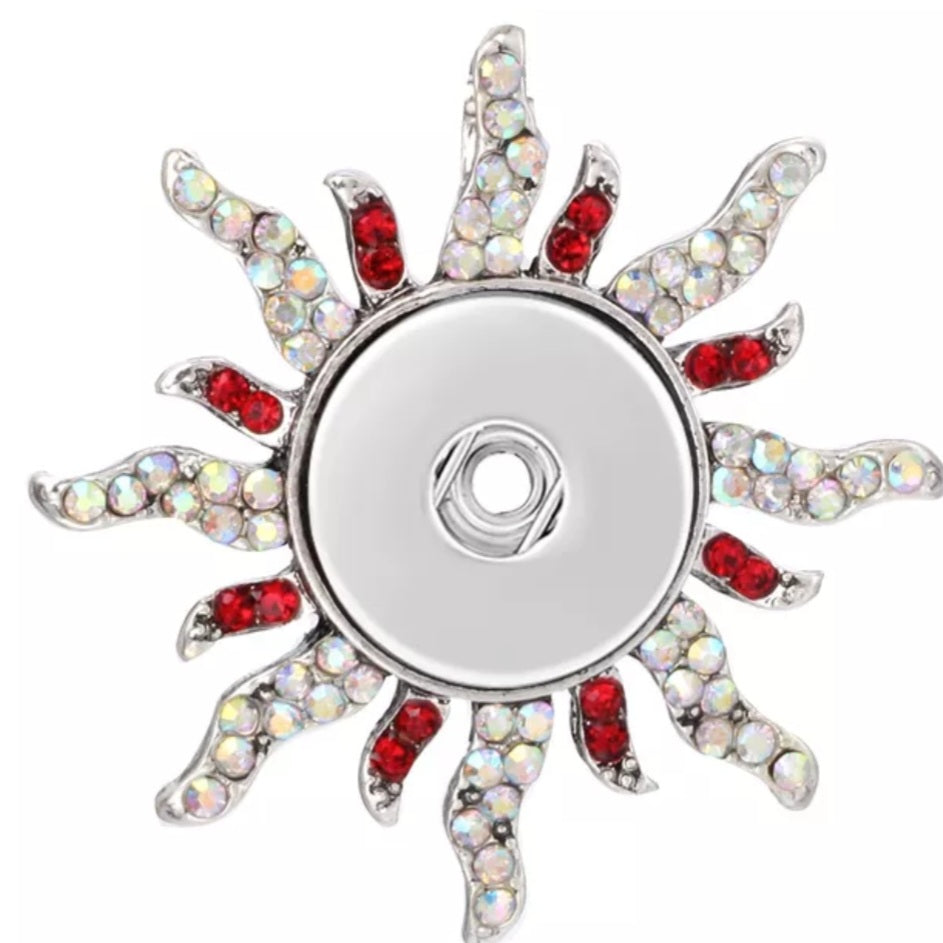 sun iridescent short necklace 18mm