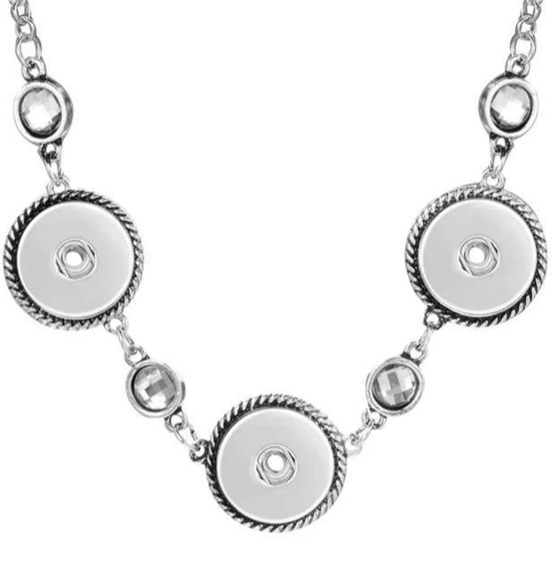 Snap roll short necklace 18 mm