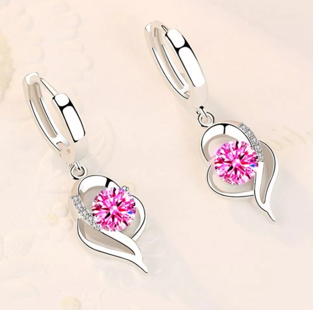 Drizzle rhinestone earrings