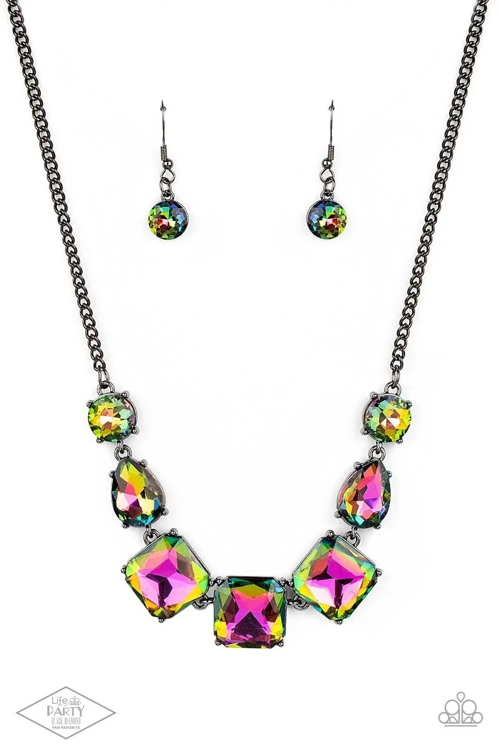 Unfiltered Confidence - Multi oil short necklace