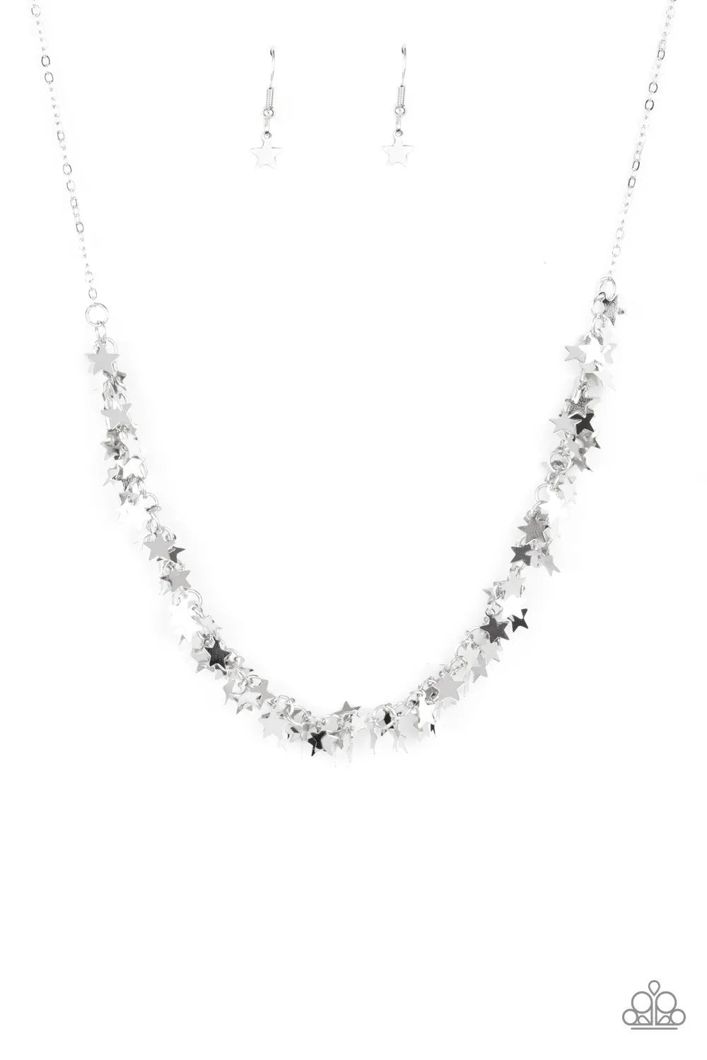 Starry Anthem - Silver short necklace