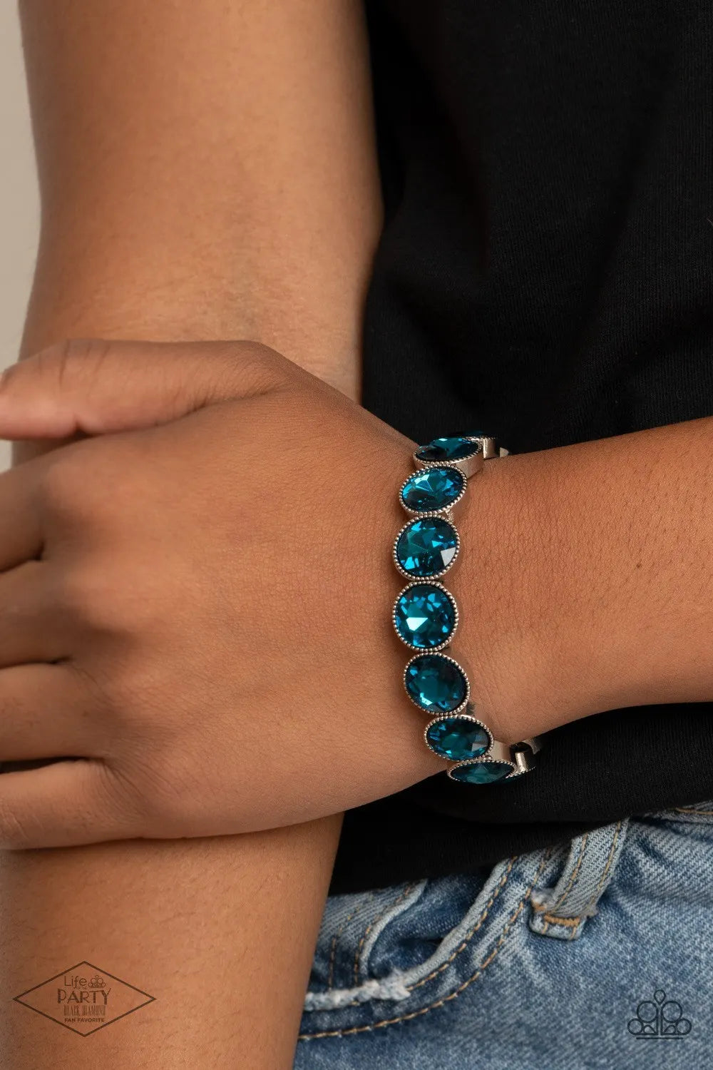 Number One Knockout - Blue bracelet