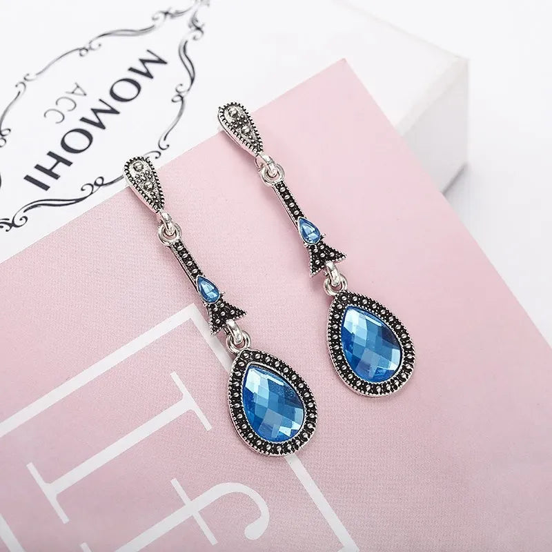 darling blue post earring