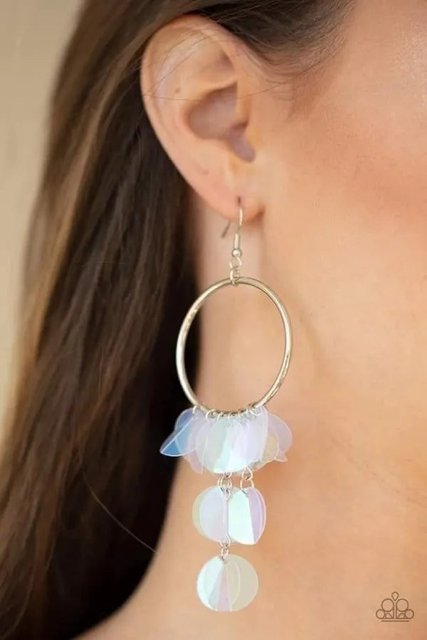 Holographic Hype - Multi earrings iridescent