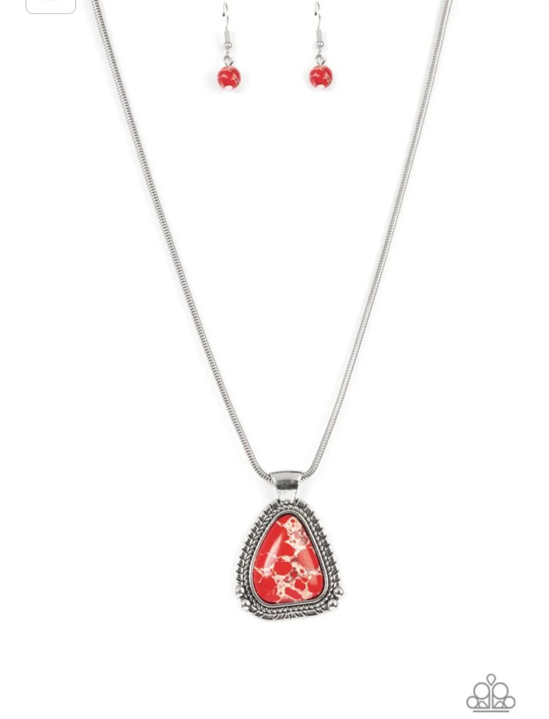 Artisan Adventure - Red short necklace natural