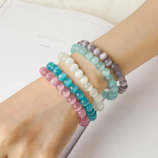 Frosted opal moonstone bracelets 4090