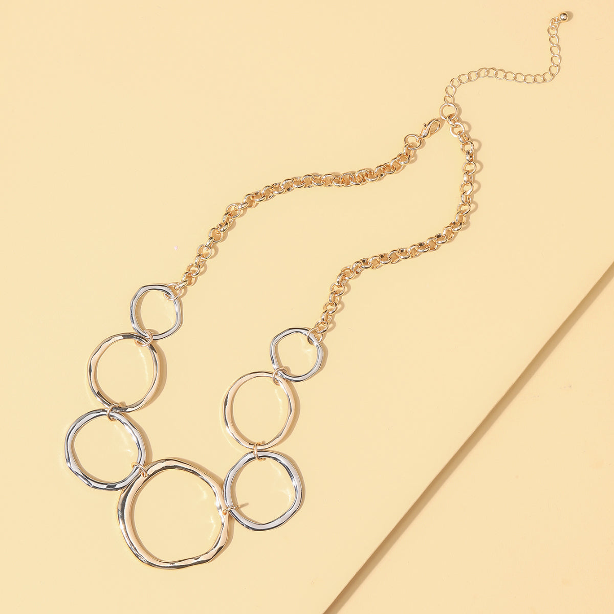 Circle of life multi short necklace