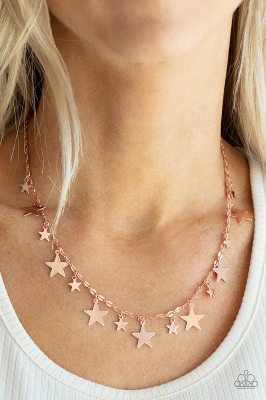 Starry Shindig - Copper short necklace