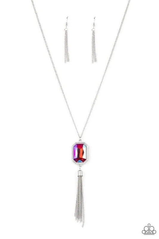 Blissed Out Opulence - Pink long necklace