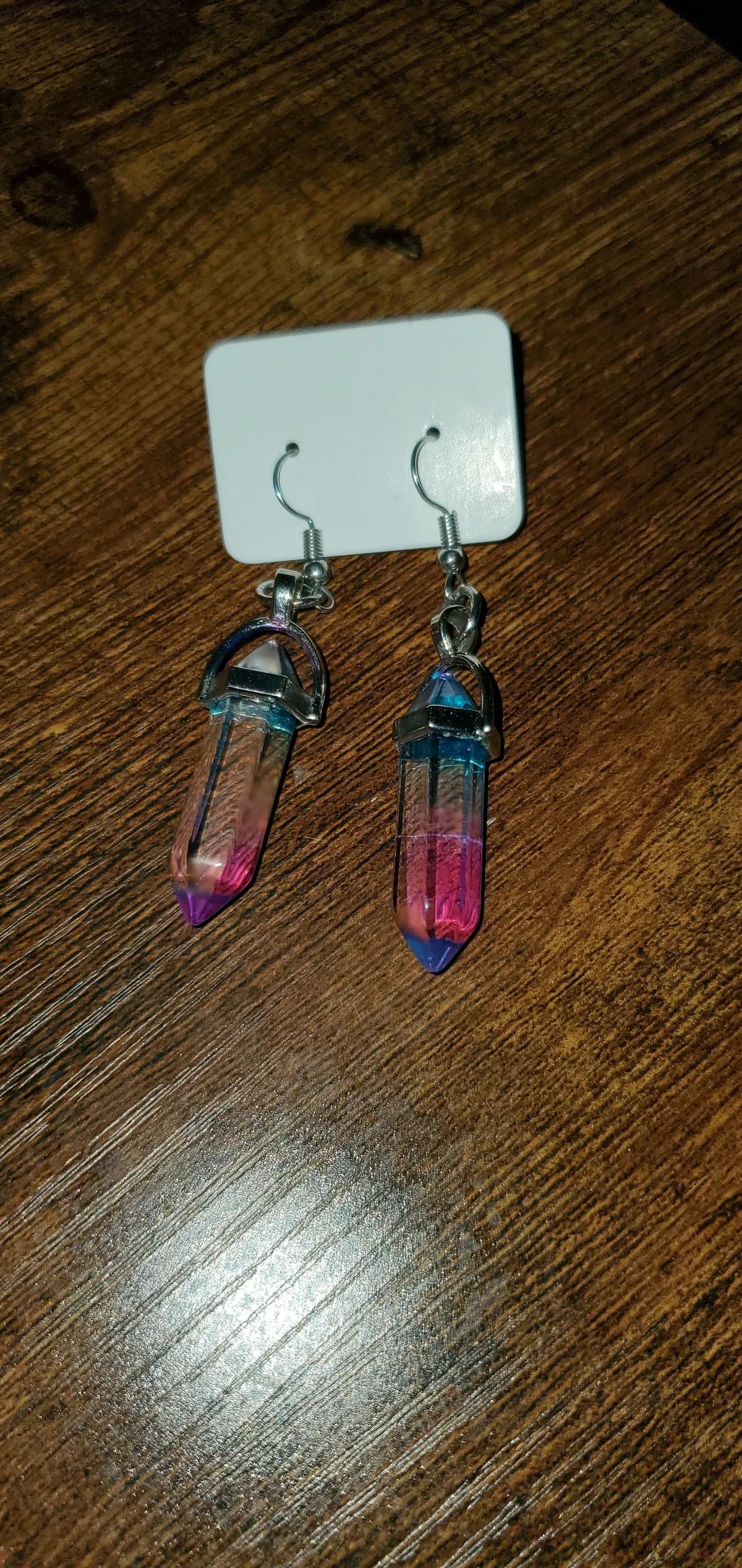 Healing crystal earrings