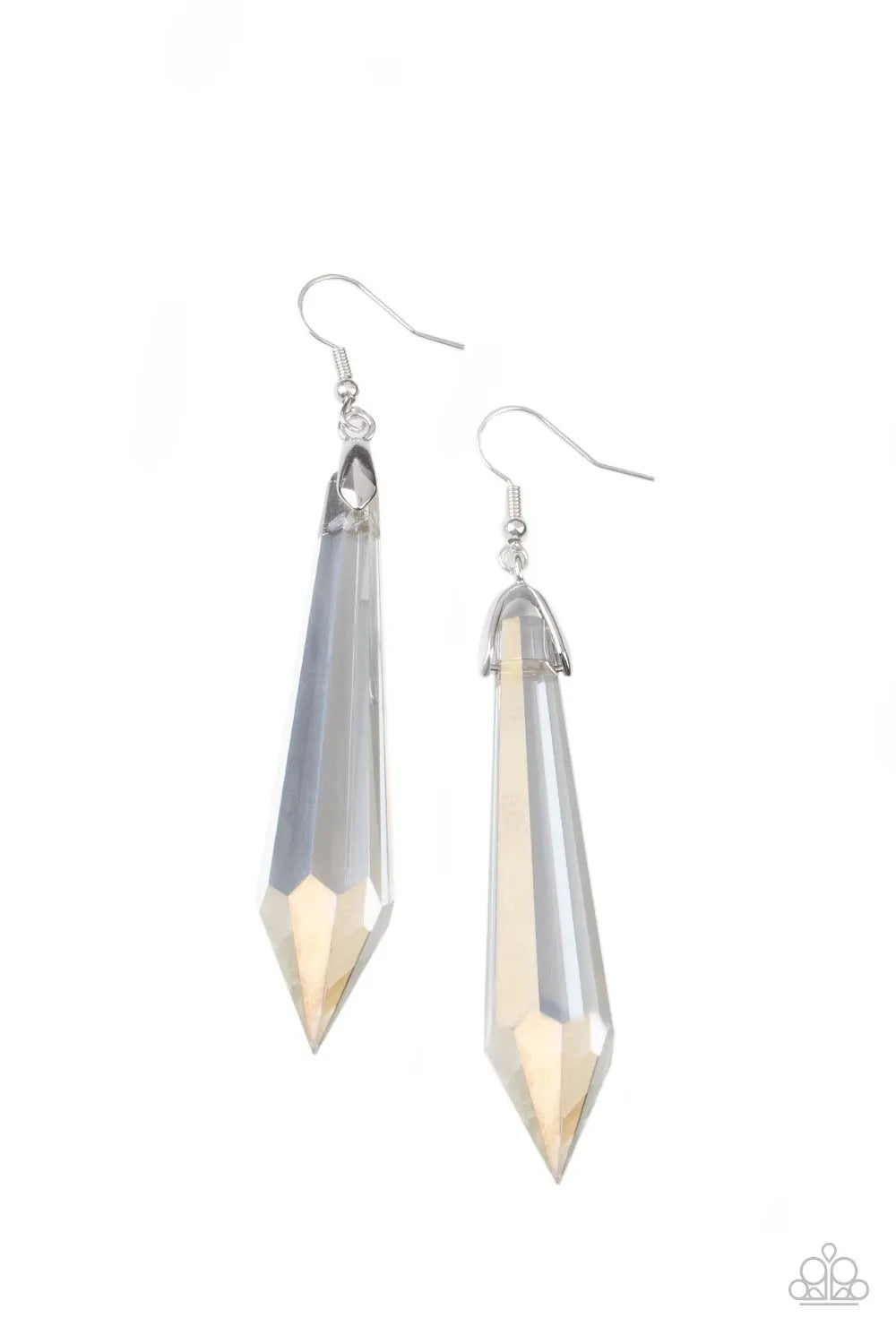 Sharp Dressed DIVA - Multi earrings iridescent papa