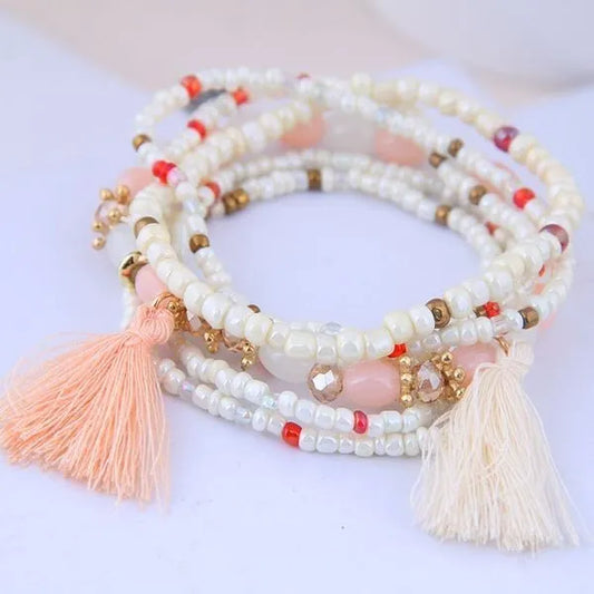 Princess style white bracelet 5548