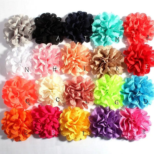 Lacey ribbon Flower hair clips multiple ali 191