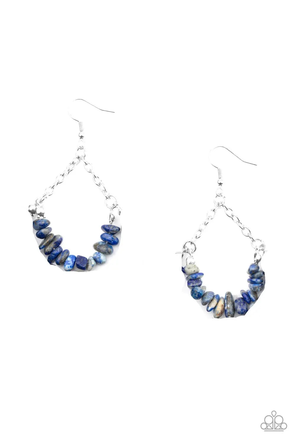 Rainbow Rock Gardens - Blue earrings