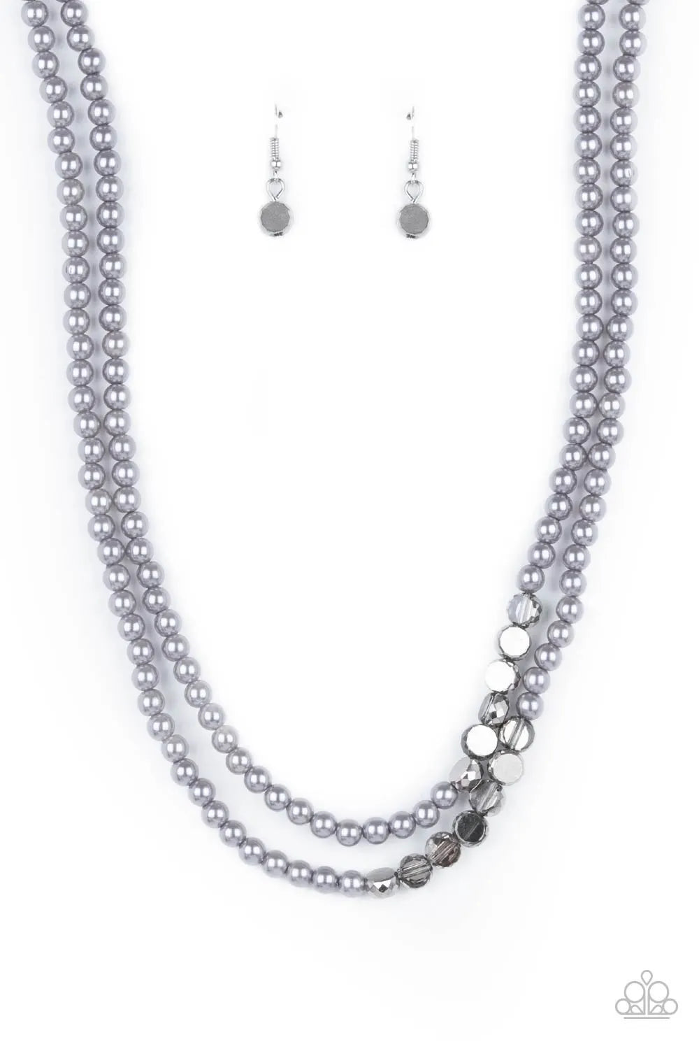 Poshly Petite - Silver short necklace papa