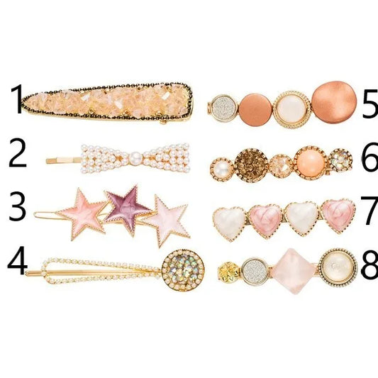 Hair clips 1 pcs gold 4961sz